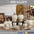 Classic top quality elegant home decorative gift ceramic best canister sets